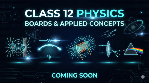 Class 12 Physics - Boards & Applied Concepts (Hinglish)